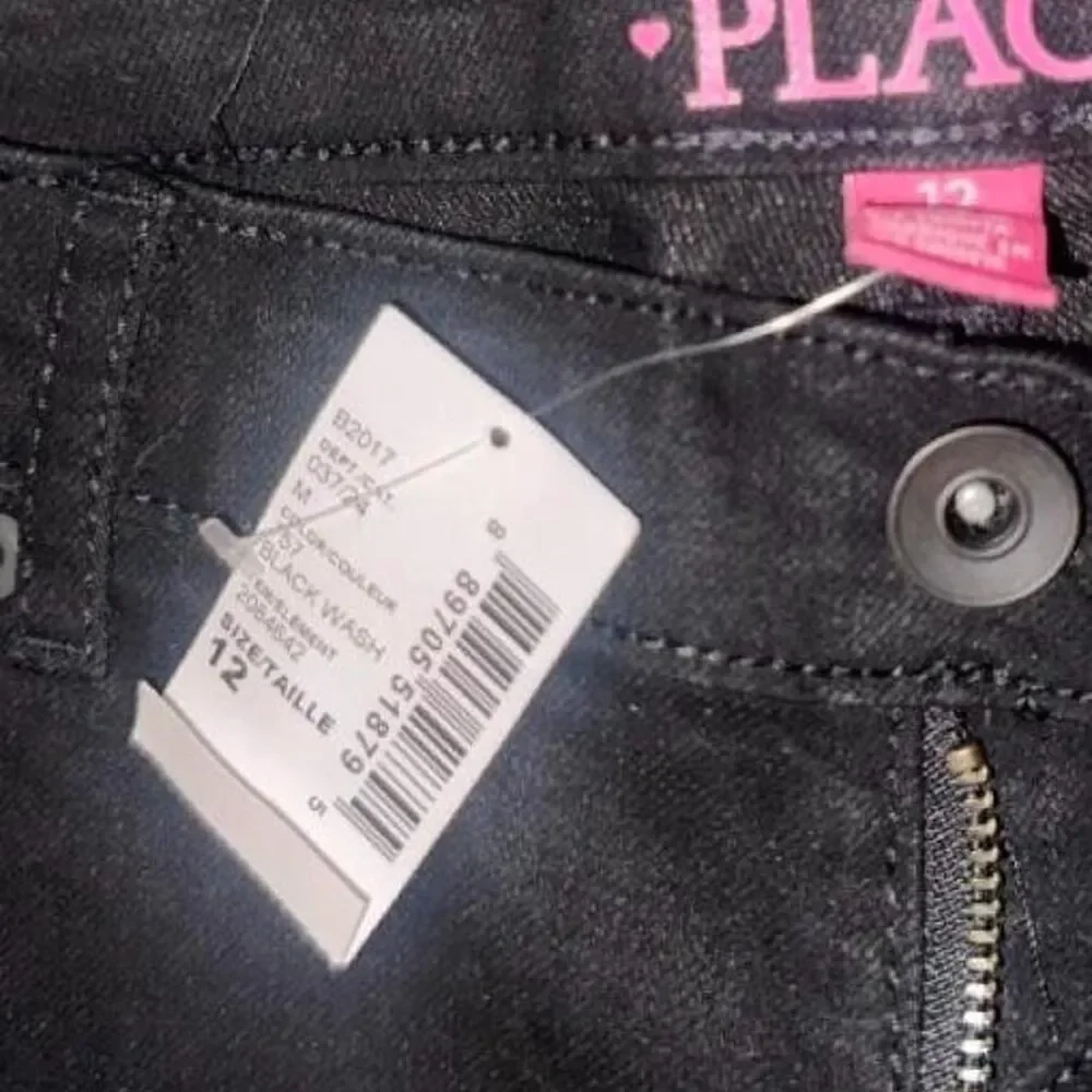 The Children's Place Girl's Black Jeans